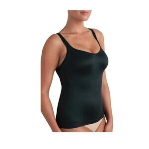 $74 NWT TC Fine Intimates Firm Control Shaper Cami Camisole Sz 44 Black 4242